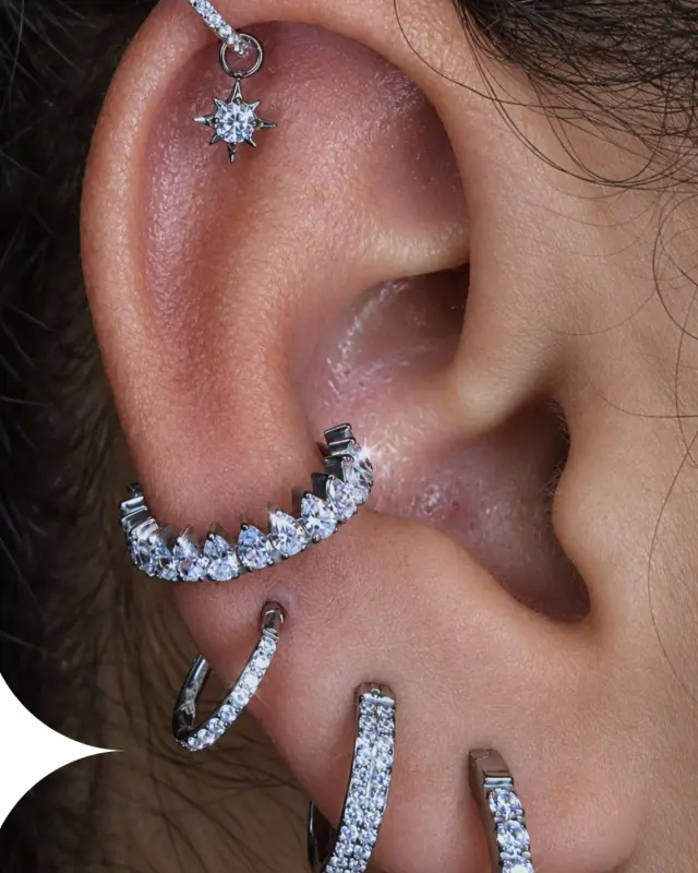 Hélix, flat e conch